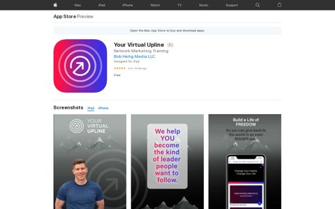 ‎Your Virtual Upline on the App Store