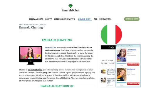 Emerald Chatting Emerald Chat