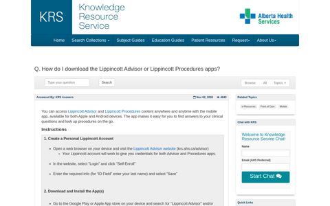 How do I download the Lippincott Advisor or Lippincott ...