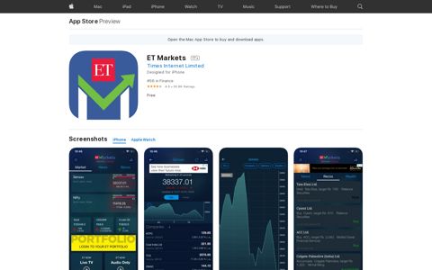 ‎ET Markets on the App Store
