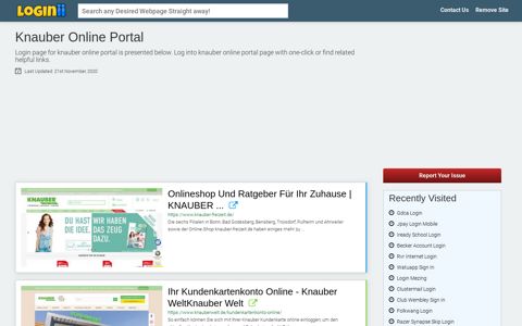 Knauber Online Portal - Loginii.com