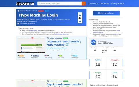 Hype Machine Login - Logins-DB