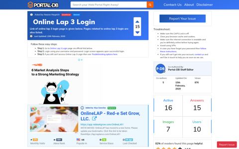 Online Lap 3 Login - Portal-DB.live