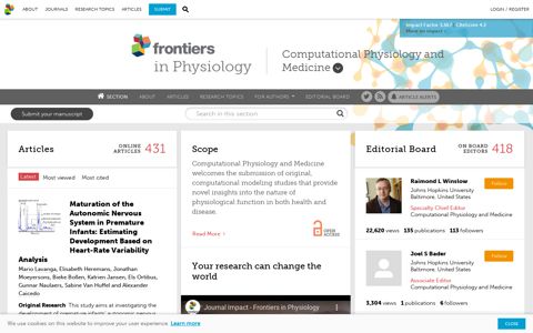 Frontiers in Physiology | Computational Physiology and ...