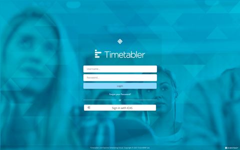 Timetabler: Log in