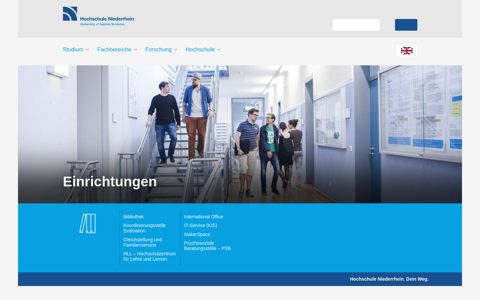Einrichtungen - Hochschule Niederrhein