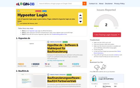 Hypostar Login - A database full of login pages from all over ...