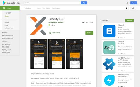 Excelity ESS – Apps on Google Play