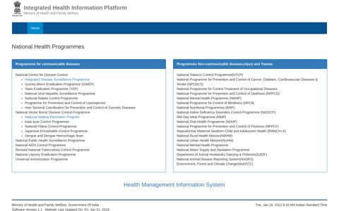 IHIP-Integrated Health Information Platform