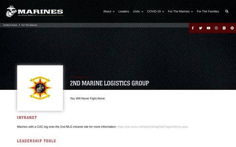 GCSS - Resources - 2nd Marine Logistics Group - Marines.mil