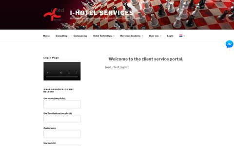 Login Page | i-Hotel Services