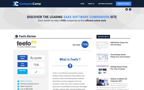 Feefo Review: Pricing, Pros, Cons & Features ...