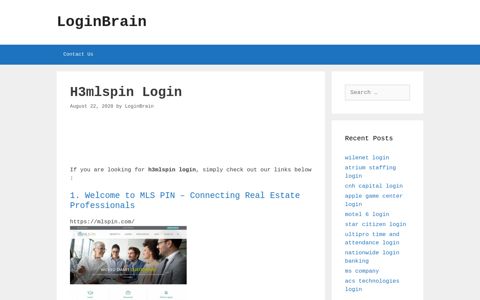 H3Mlspin - Welcome To Mls Pin - Connecting Real Estate ...