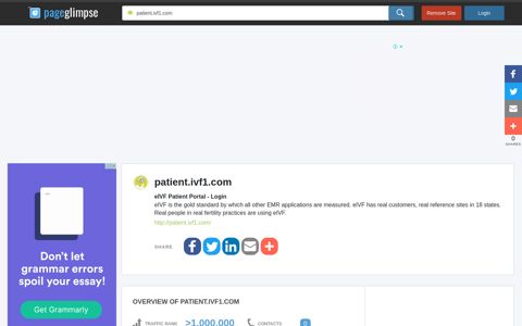 eIVF Patient Portal - Login | patient.ivf1.com Reviews