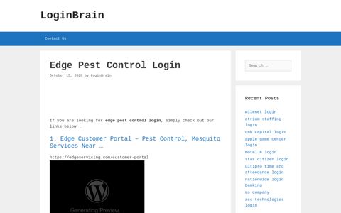 edge pest control login - LoginBrain
