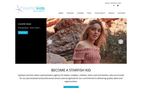 Starfish Kids Talent Agency — Sydney's premier agency for ...