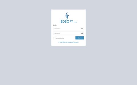 Edsoft | Log in