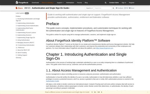 AM 6.5 > Authentication and Single Sign-On Guide