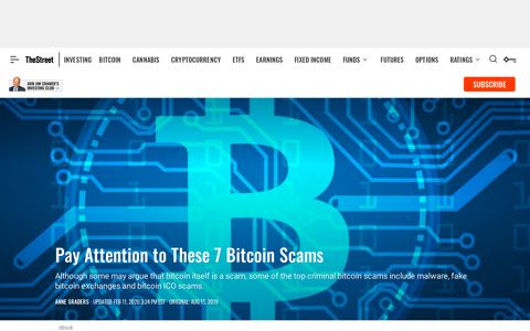 Pay Attention to These 7 Bitcoin Scams - TheStreet