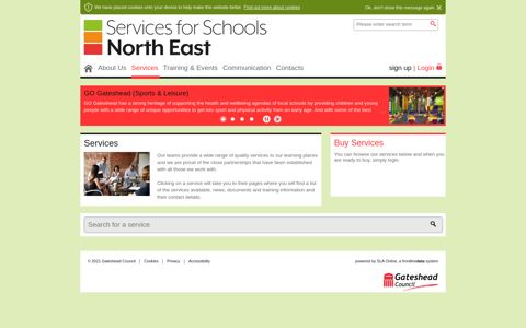 Welcome to Services for Schools North East