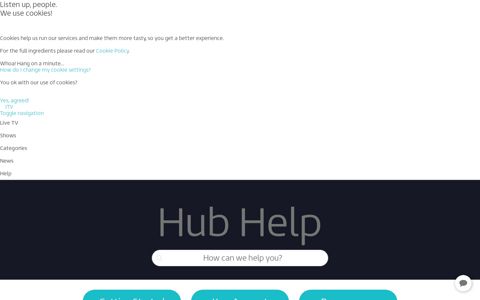 Hub Help - ITV