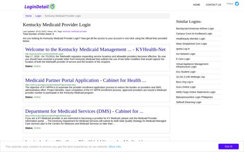 Kentucky Medicaid Provider Login Welcome to the Kentucky ...