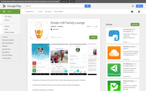 Kinder m8 Family Lounge - Apps on Google Play
