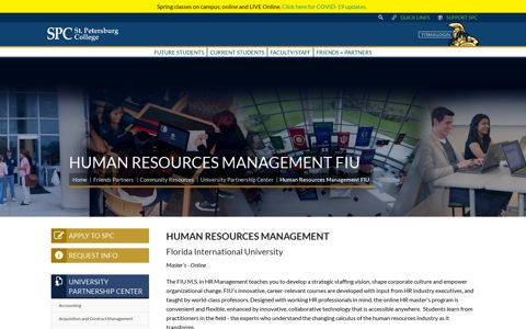 Human Resources Management FIU || St. Petersburg College
