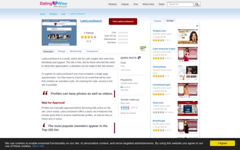 LatinLoveSearch Review - DatingWise.com