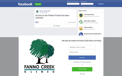 Access to the Patient Portal has been... - Fanno Creek Clinic ...