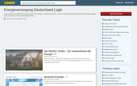 Energieversorgung Deutschland Login - Loginii.com
