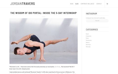 The Wisdom of Ido Portal: Inside the 5-day Internship - Jordan ...