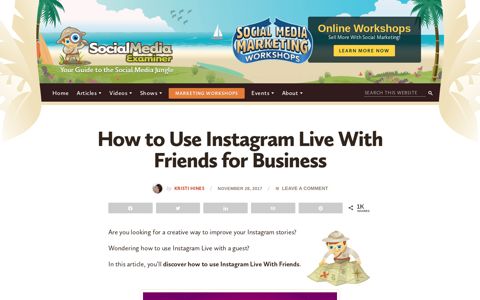 How to Use Instagram Live With Friends for Business : Social ...