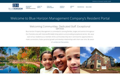 Resident Portal – Blue Horizon. 400 East Blvd., Charlotte, NC ...