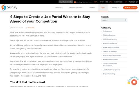 Steps to Create a Job Portal Website to Stay Ahead of your ...