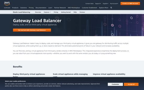 Gateway Load Balancer (GWLB) - Amazon Web Services