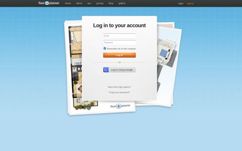 Log in to your account - Floorplanner