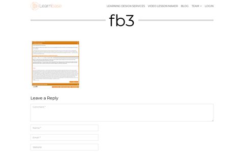 fb3 - Learnbase Learning Design, Custom Platforms and Plugins