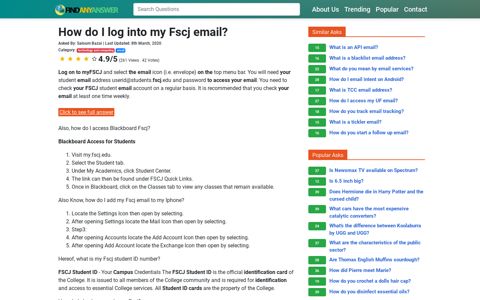 How do I log into my Fscj email? - FindAnyAnswer.com