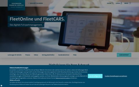 FleetOnline & FleetCARS - Volkswagen Bank