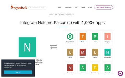 Netcore-Falconide - Integrate with your business apps for ...