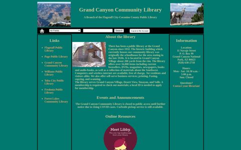 Grand Canyon Community Library
