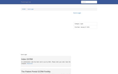 Gcrm Login | Instans Login - Portal login link
