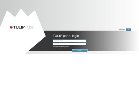 TULIP portal login