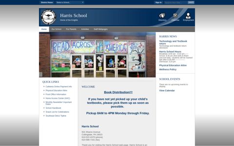 Harris School / Homepage - Southeast Delco School District