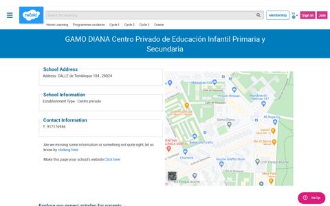 GAMO DIANA Centro Privado de Educación Infantil Primaria y ...