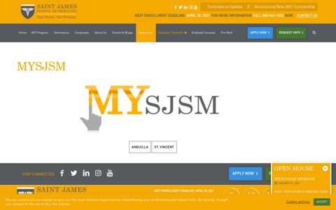 MySJSM | Student Portal | Saint James School of Medicine