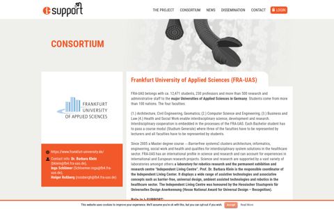 Frankfurt University of Applied Sciences (FRA-UAS) - i support ...