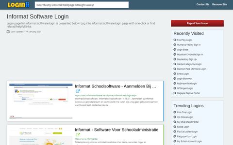 Informat Software Login - Loginii.com