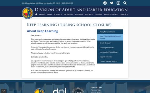 Keep Learning (during school closure) – Keep Learning ...